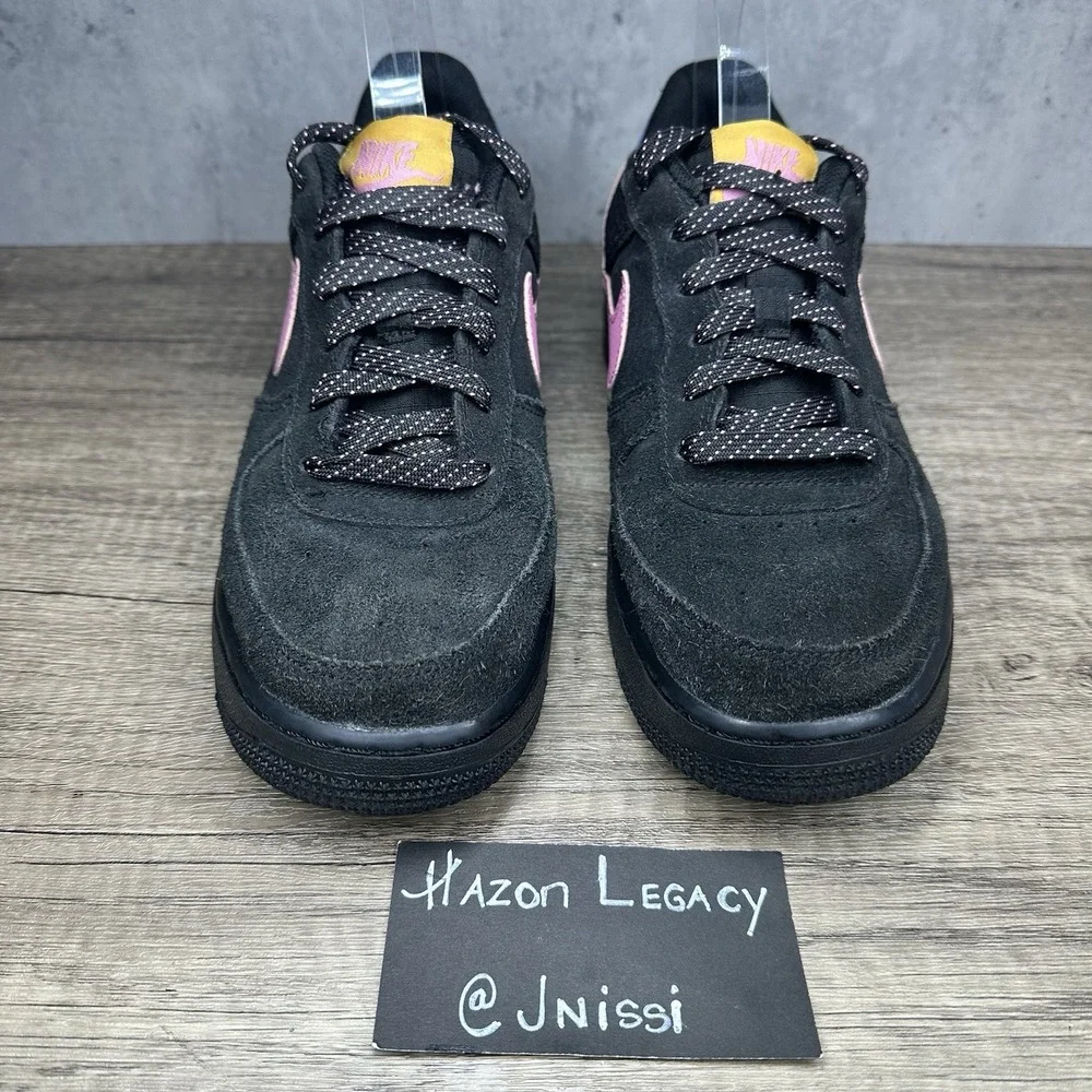 Nike Air Force 1 LV8 2‎ GS~Black Magic Flamingo Sneakers~(CN5710-001)~Size 7Y
